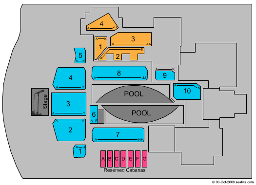 M Resort Spa Casino Seating Chart